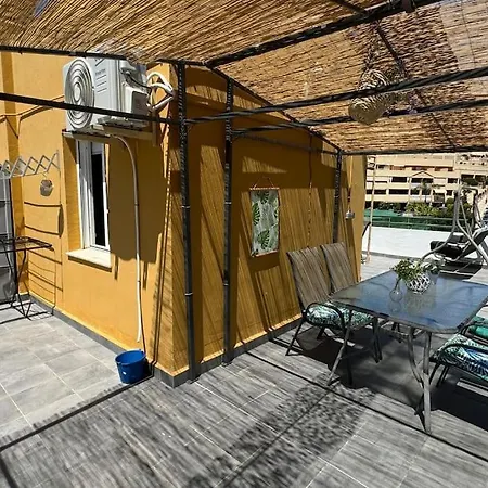 Apartment Atico Con Vistas, Terraza, Piscina Y Bbq Playa 9m
